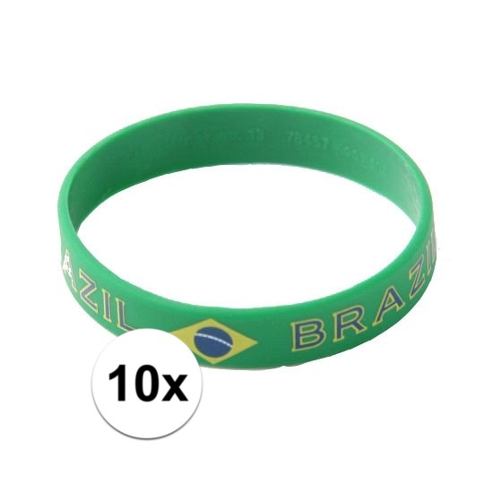10x Brazilie armbandje