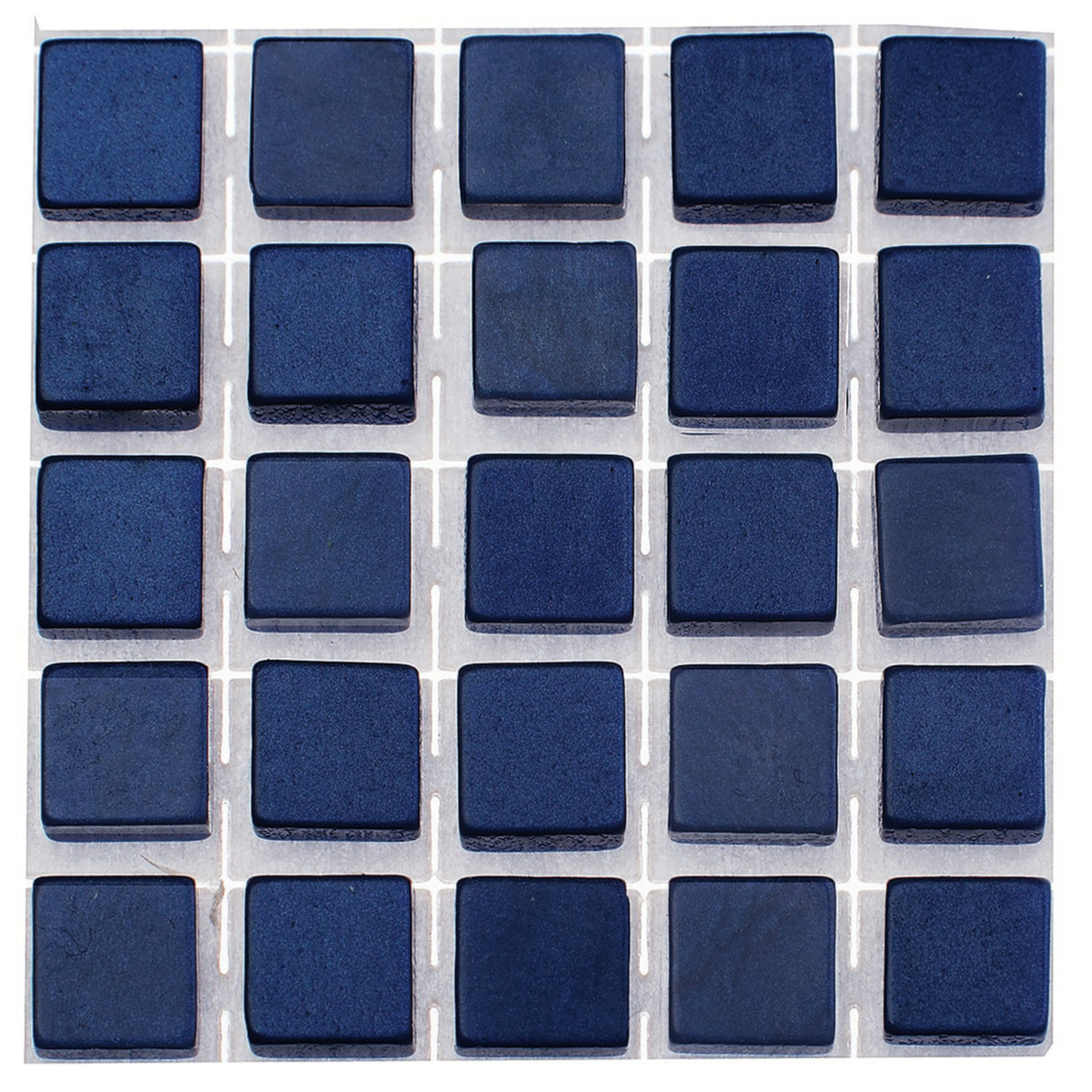 119x stuks mozaieken maken steentjes-tegels kleur donkerblauw 0.5 x 0.5 x 0.2 cm