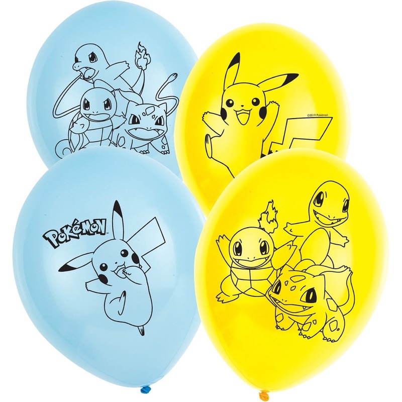 12 stuks Pokemon ballonnen 28 cm