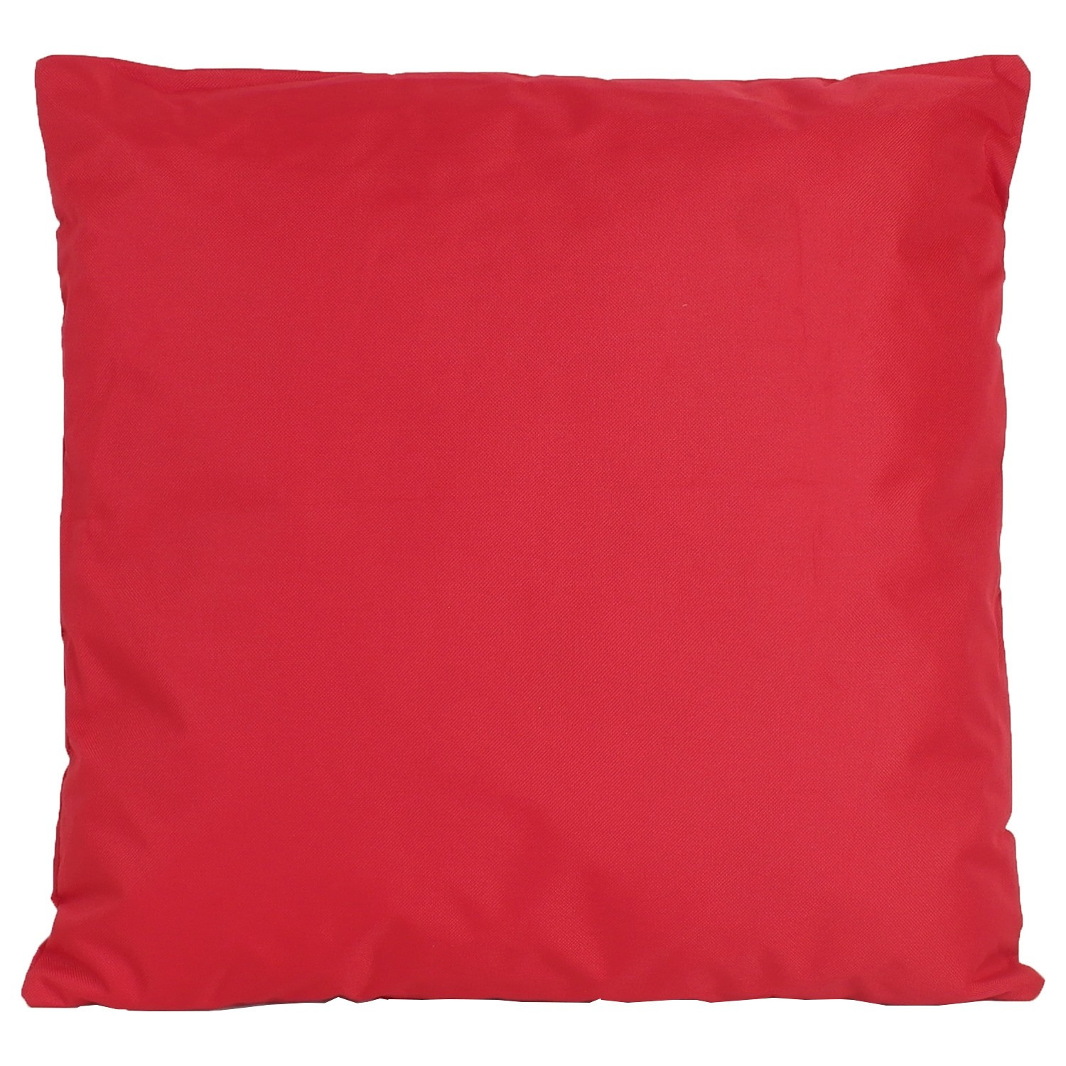 1x Bank-Sier kussens voor binnen en buiten in de kleur rood 45 x 45 cm