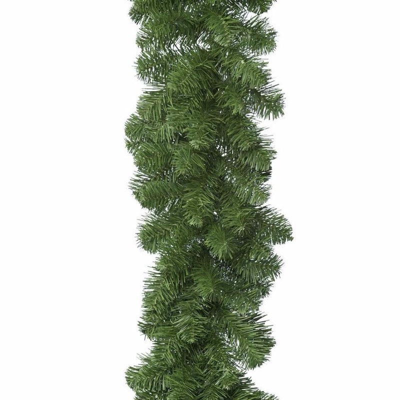 1x Kerstdecoratie groene dennentak guirlande 270 cm