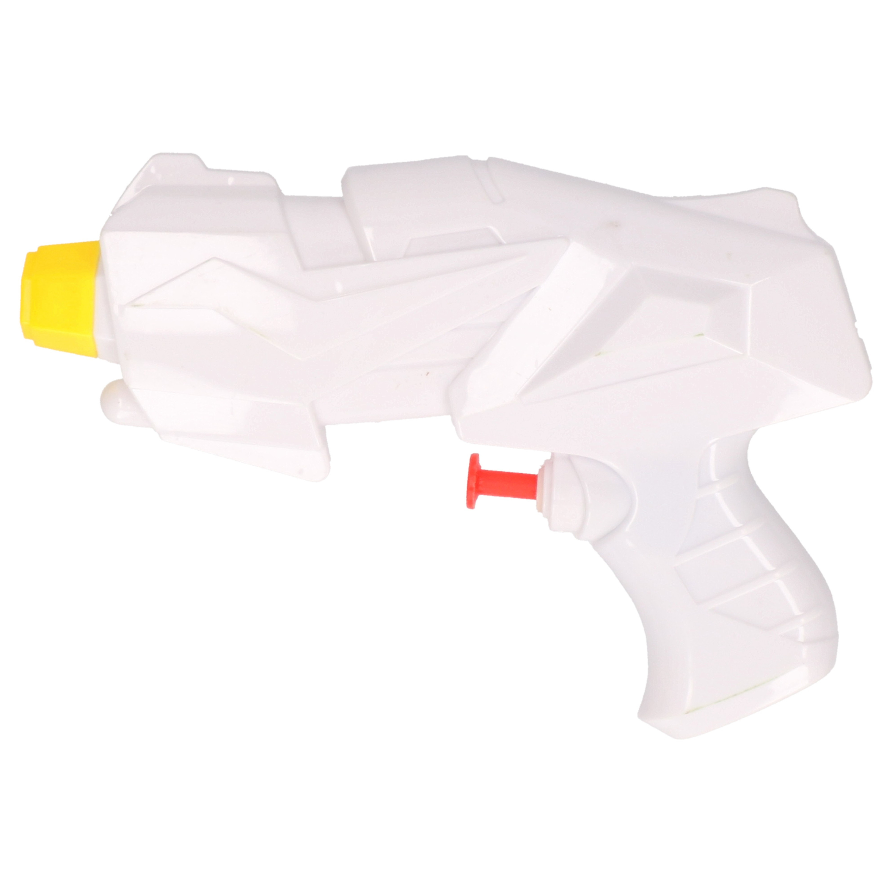 1x Klein kinderspeelgoed waterpistooltjes-waterpistolen 15 cm wit