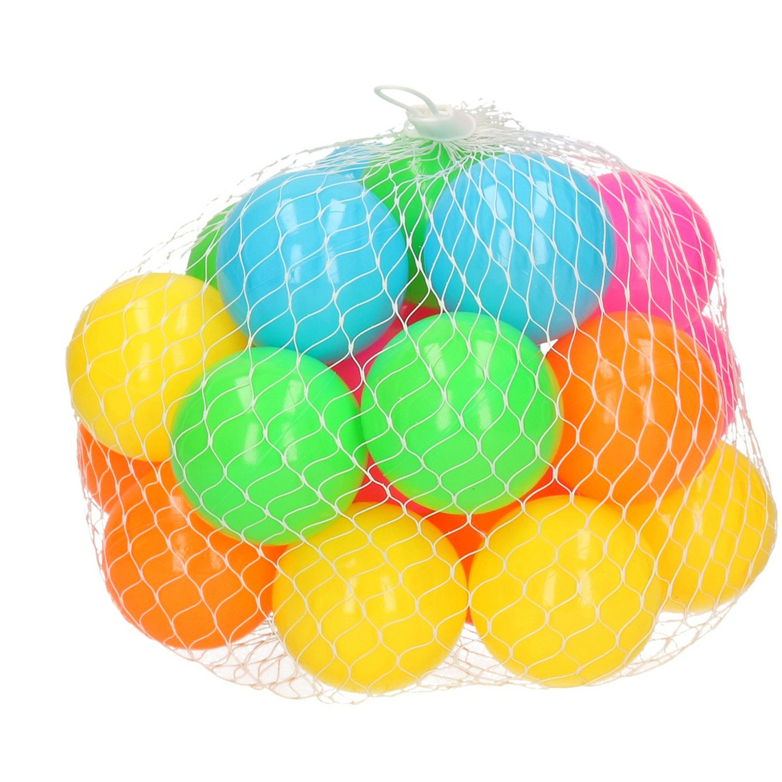25x Ballenbak ballen neon kleuren 6 cm speelgoed