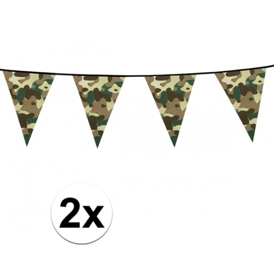 2x Camouflage slinger 6 meter