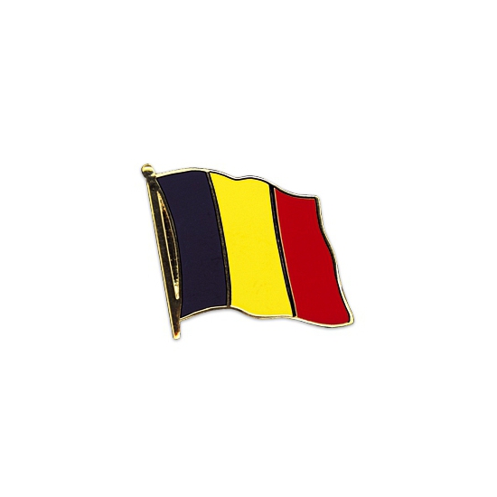 2x stuks Pin speldjes van vlag Belgie