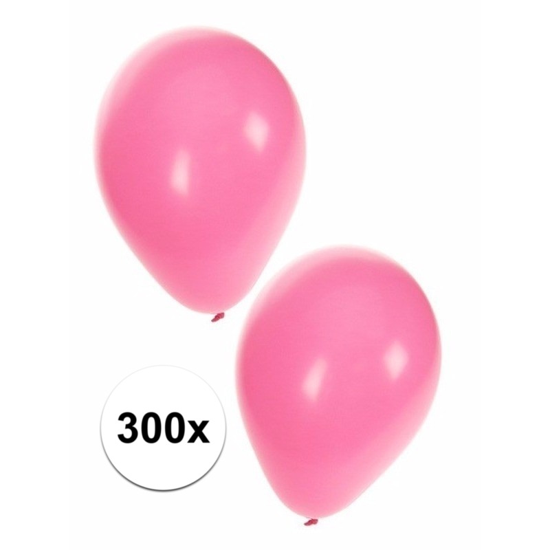 300 Baby roze geboorte ballonnen