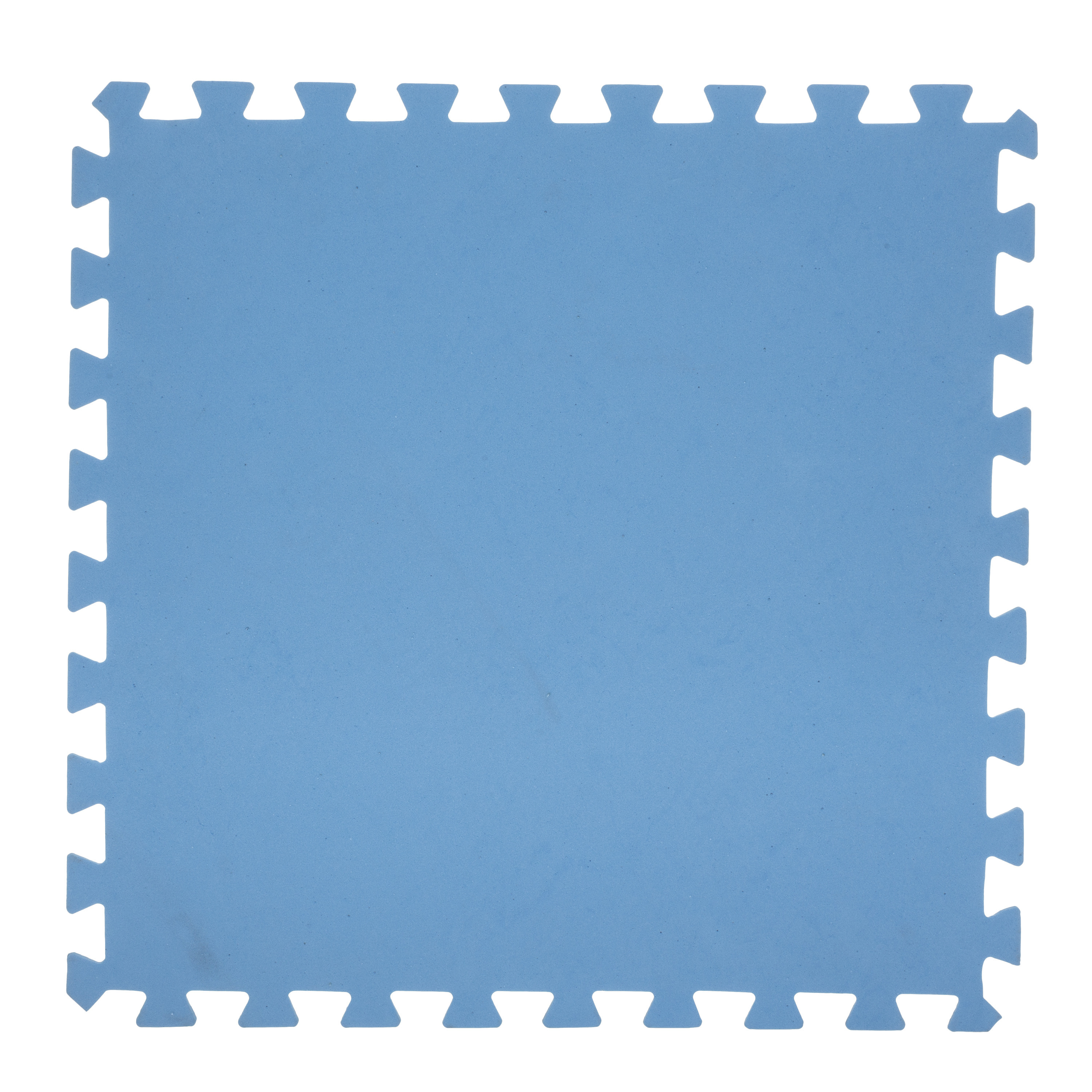 8x stuks Foam puzzelmat zwembadtegels-fitnesstegels blauw 50 x 50 cm