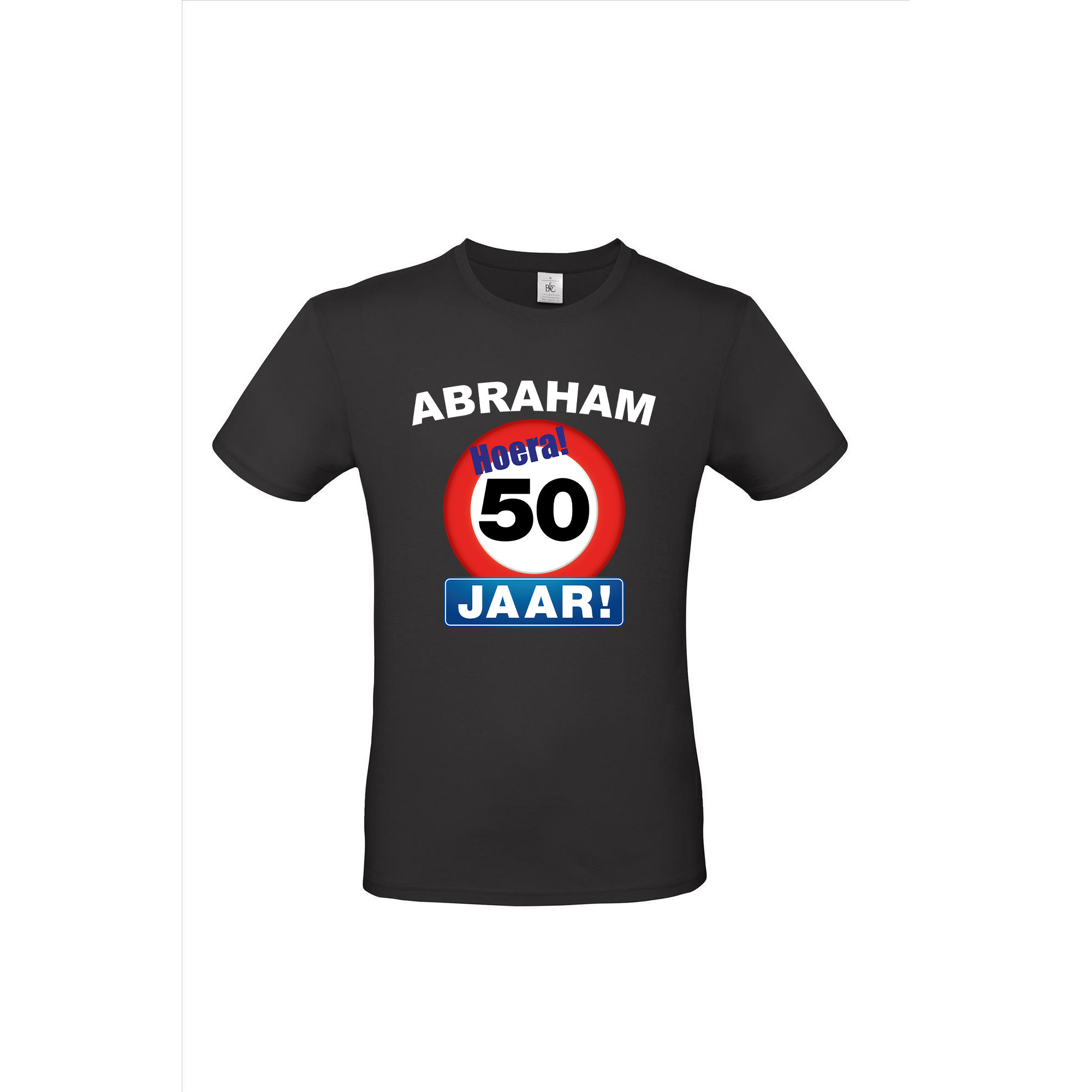 Abraham Hoera 50 jaar stopbord pop shirt/ kleding voor opvulbare pop