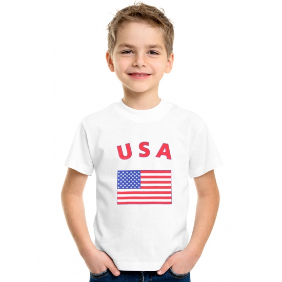 Amerikaans vlaggen t-shirts voor kinderen