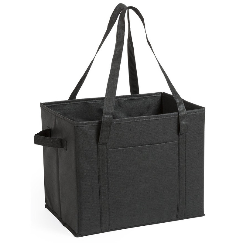 Auto kofferbak-kasten organizer tas zwart vouwbaar 34 x 28 x 25 cm