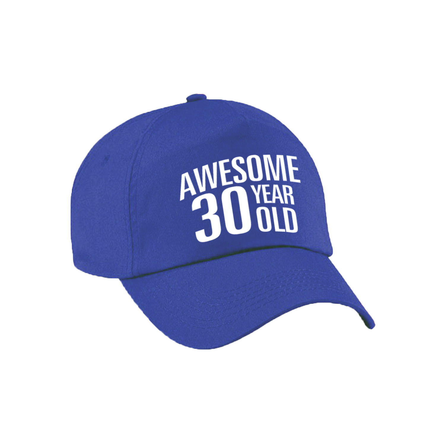 Awesome 30 year old verjaardag pet-cap blauw voor dames en heren