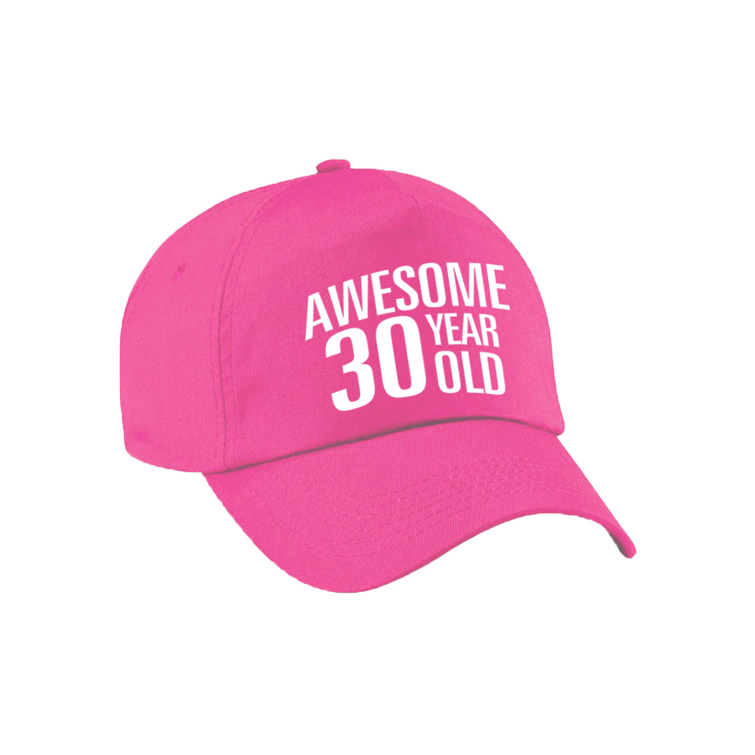 Awesome 30 year old verjaardag pet-cap roze voor dames en heren