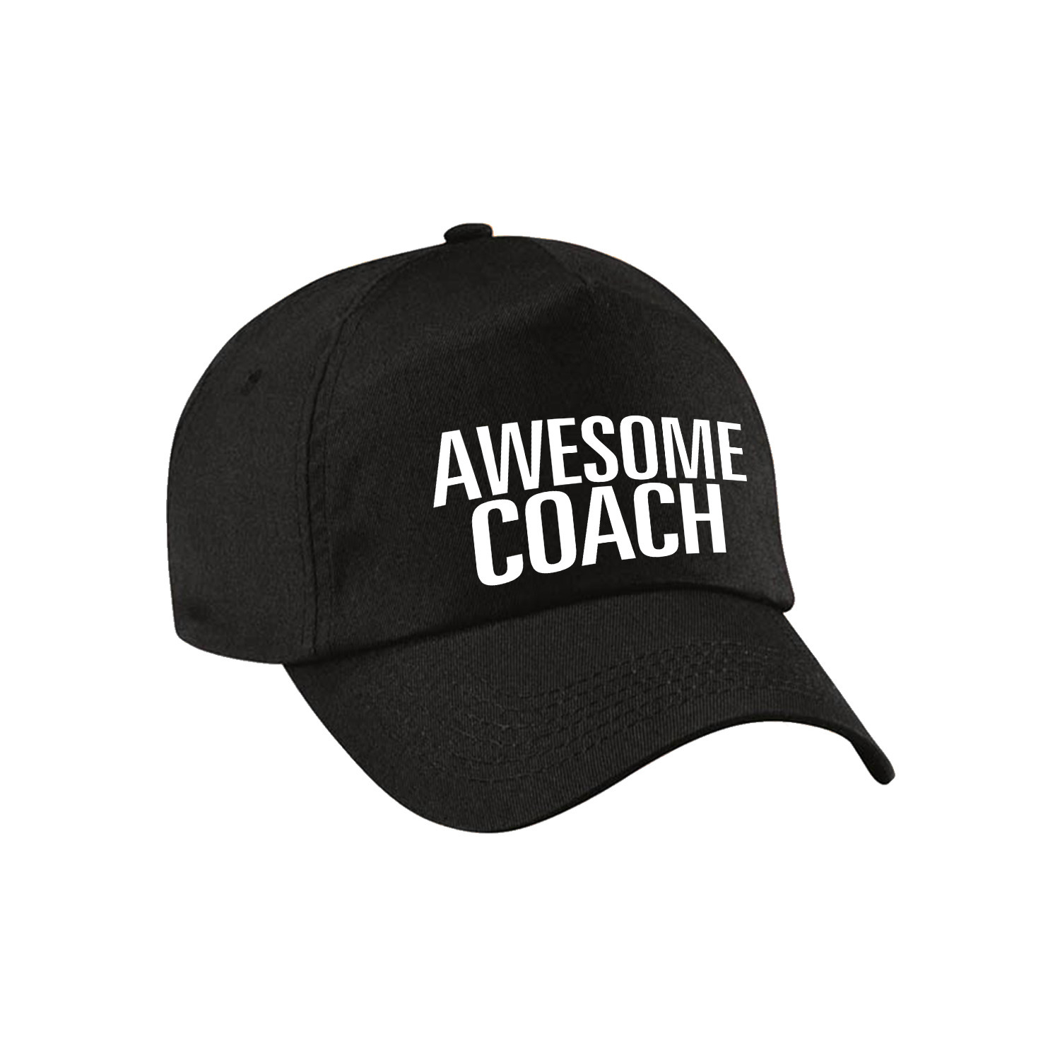 Awesome coach pet-cap zwart voor dames en heren