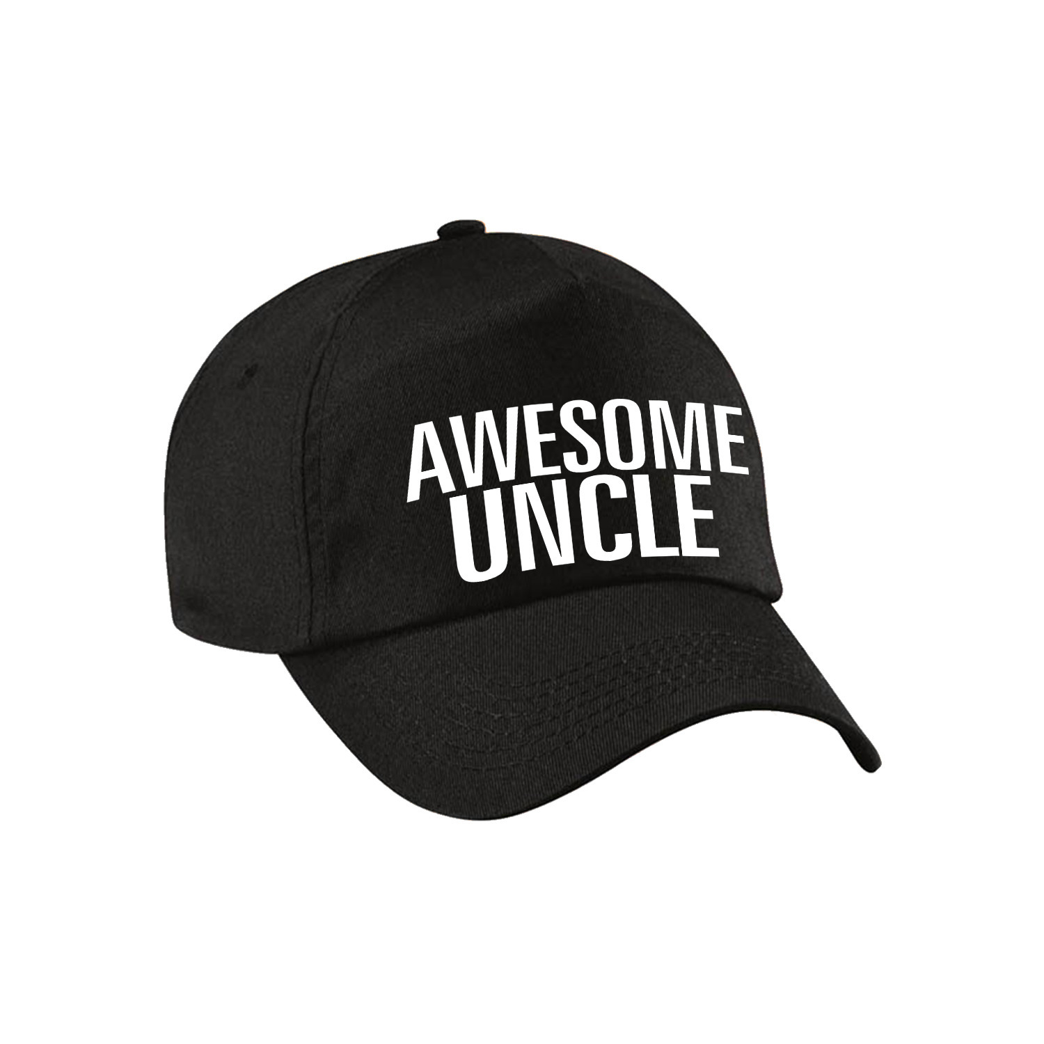 Awesome uncle pet-cap voor oom zwart voor heren