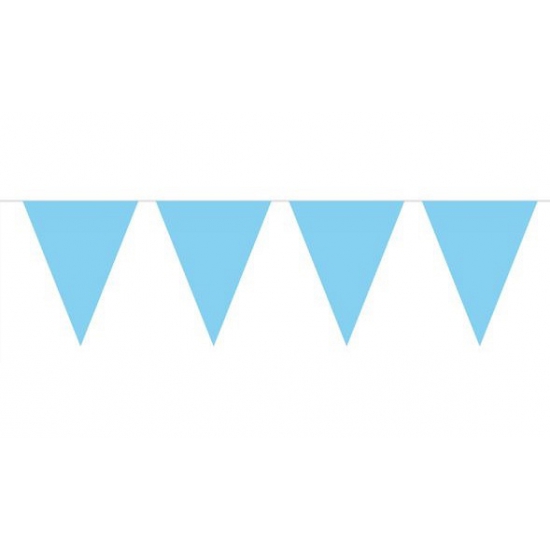 Babyblauwe vlaggenlijn voor geboorte jongen 10m