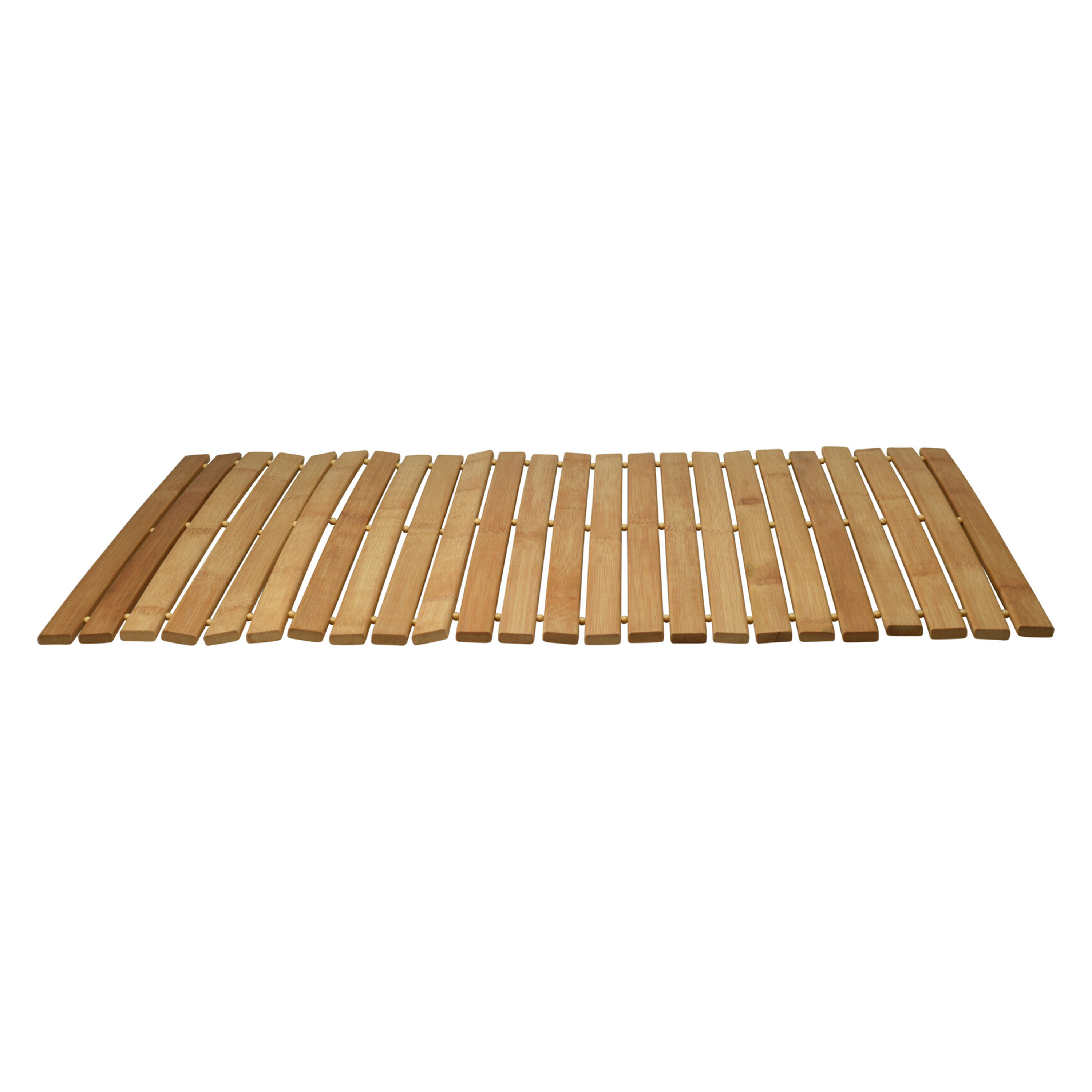 Badkamer-douche-bad mat bamboe hout 40 x 60 cm