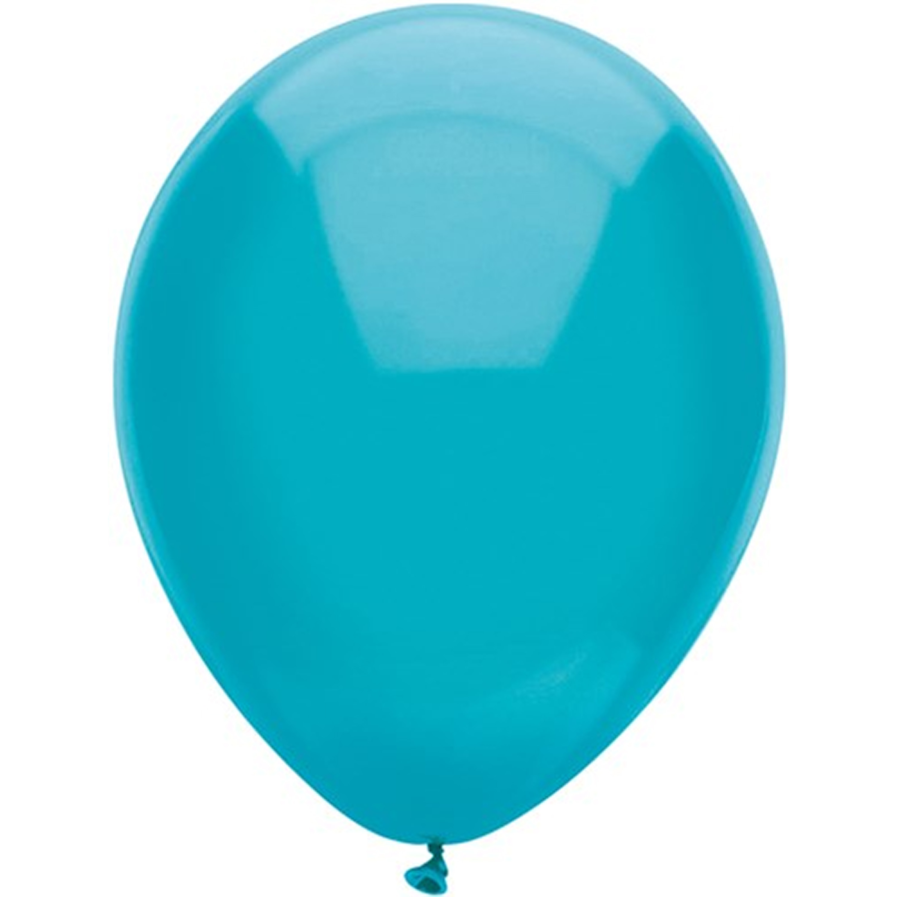 Ballonnen - turquoise blauw - verjaardag/thema feest - 100x stuks - 29 cm