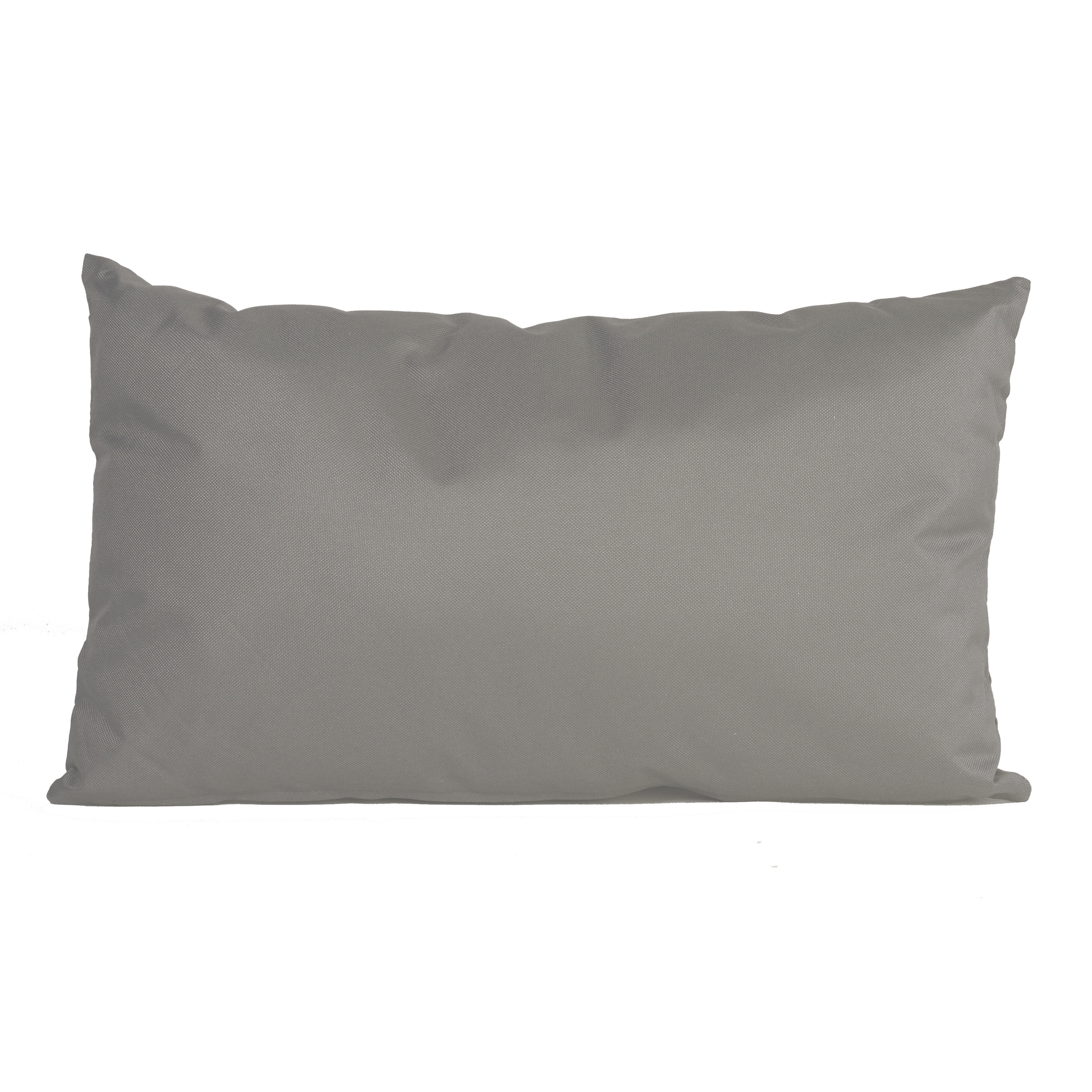 Bank-sier kussens voor binnen en buiten in de kleur grijs 30 x 50 cm