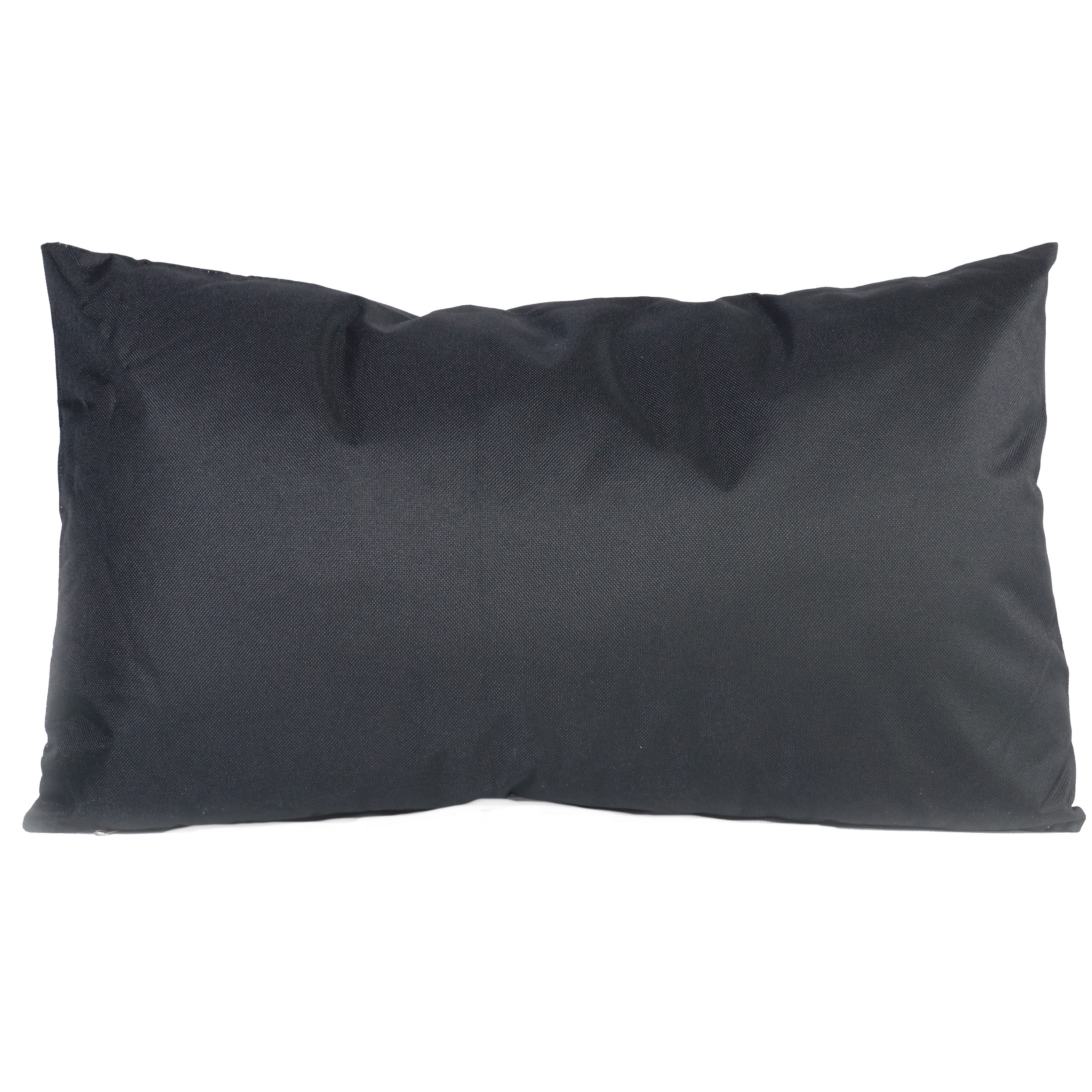 Bank-sier kussens voor binnen en buiten in de kleur zwart 30 x 50 cm