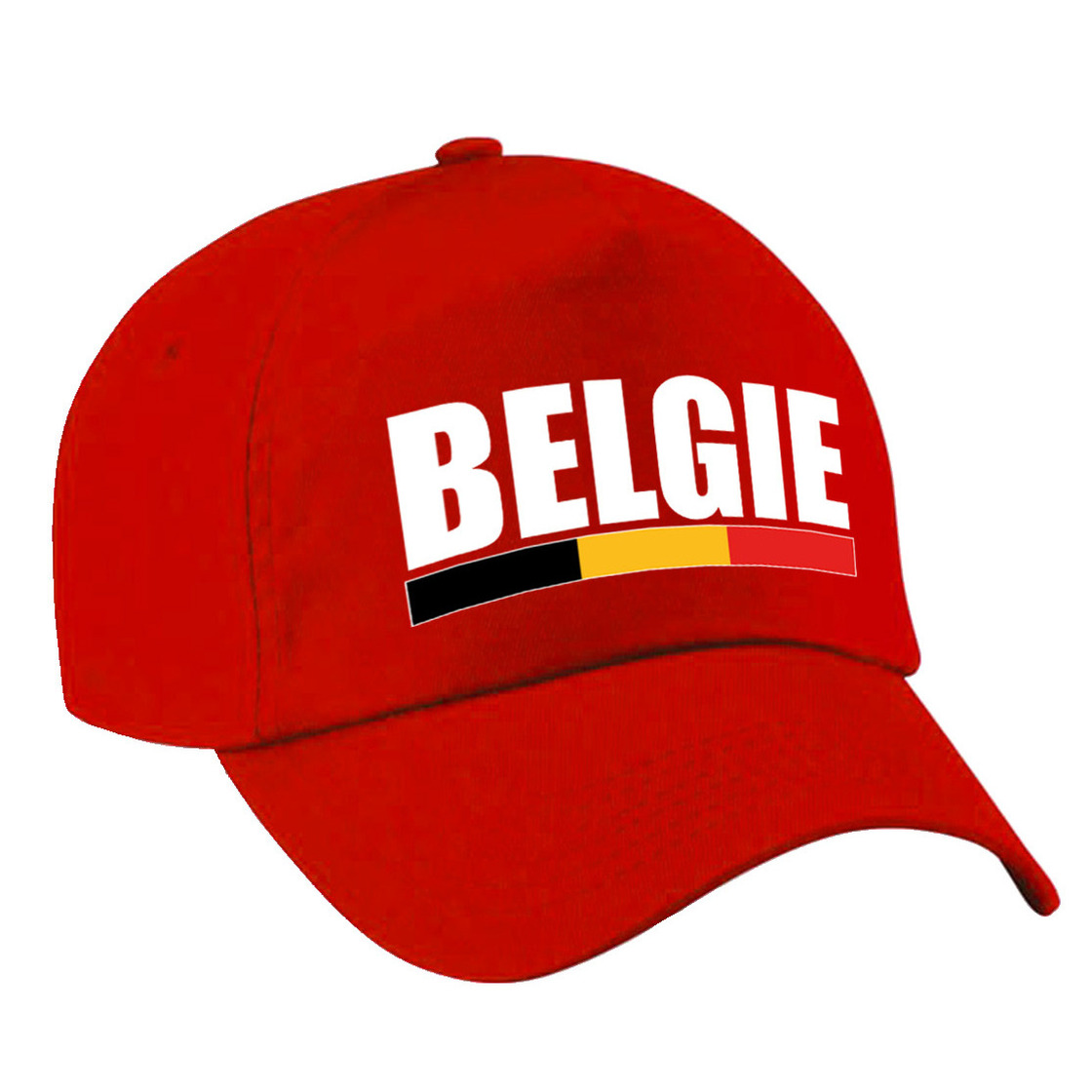 Belgie landen pet-baseball cap rood volwassenen