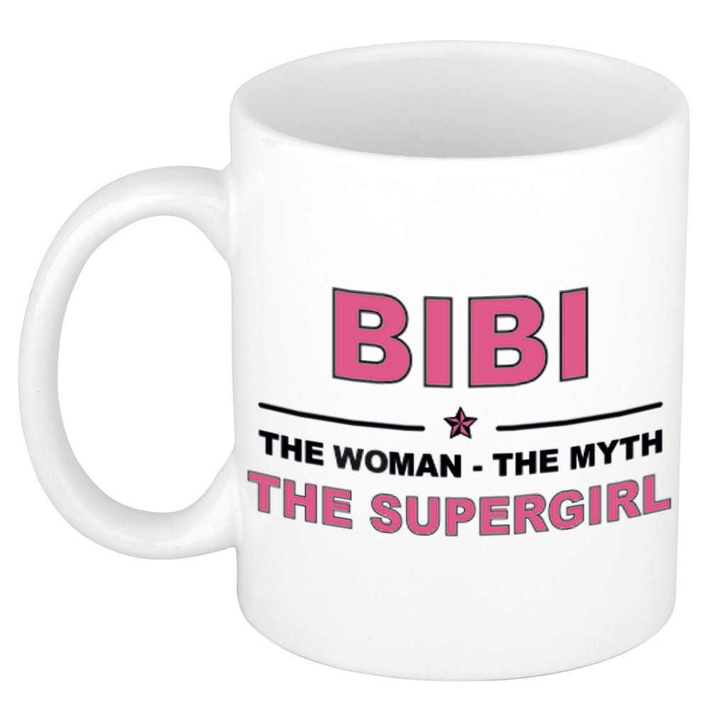 Bibi The woman, The myth the supergirl verjaardagscadeau mok-beker keramiek 300 ml