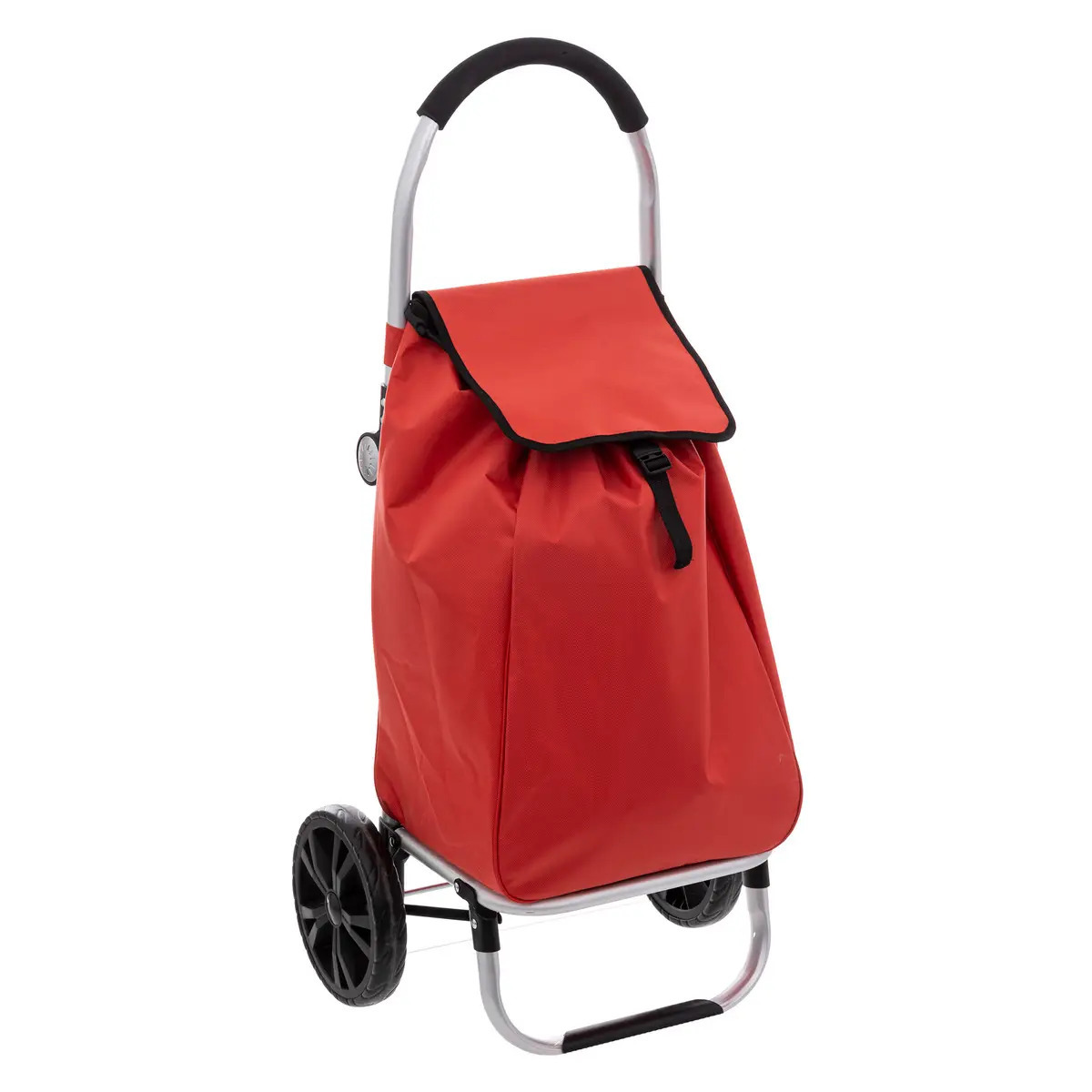 Boodschappen trolley tas met wielen 51 liter rood 44 x 37 x 98 cm Het topmodel trolley