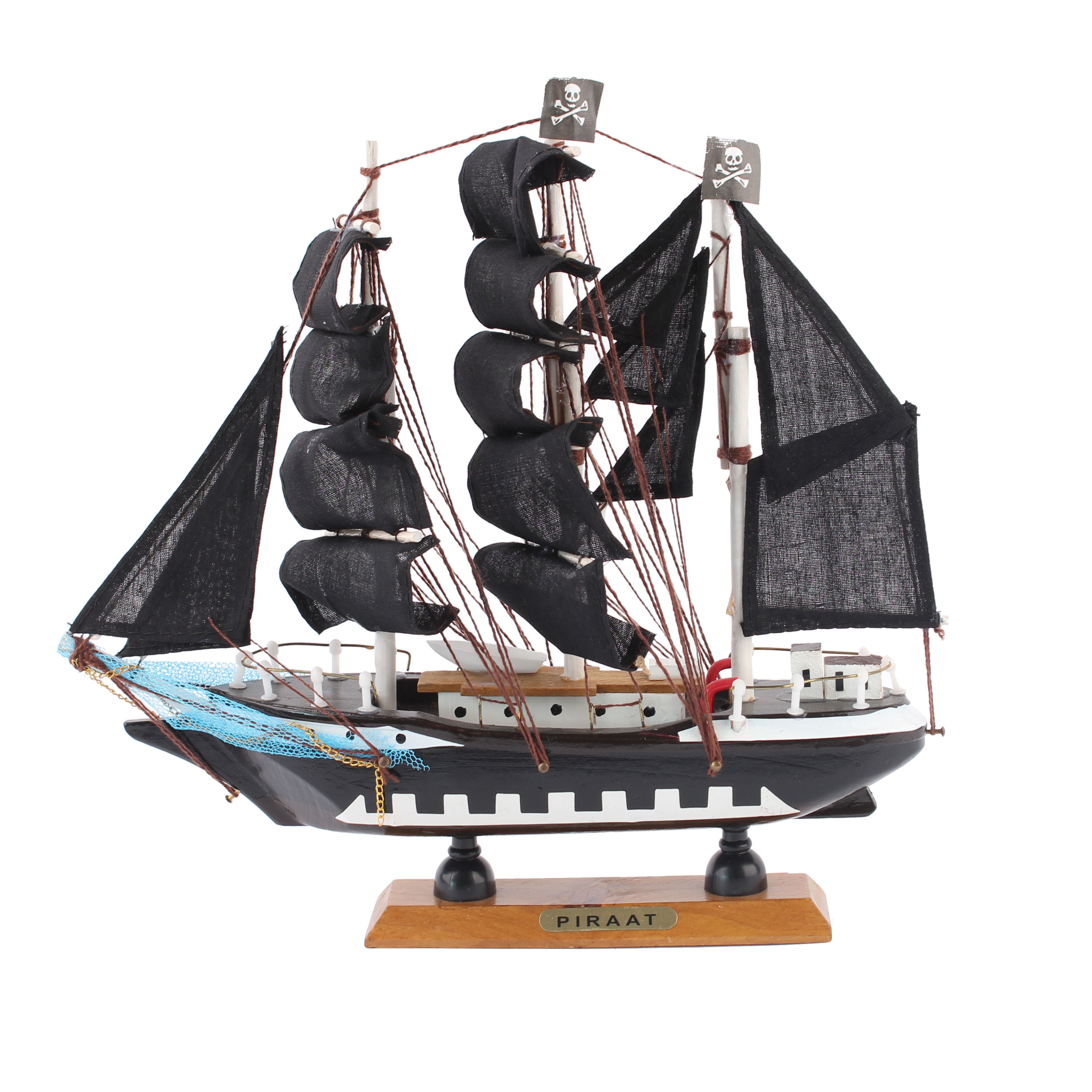 Boot decoratie piraat 24 cm