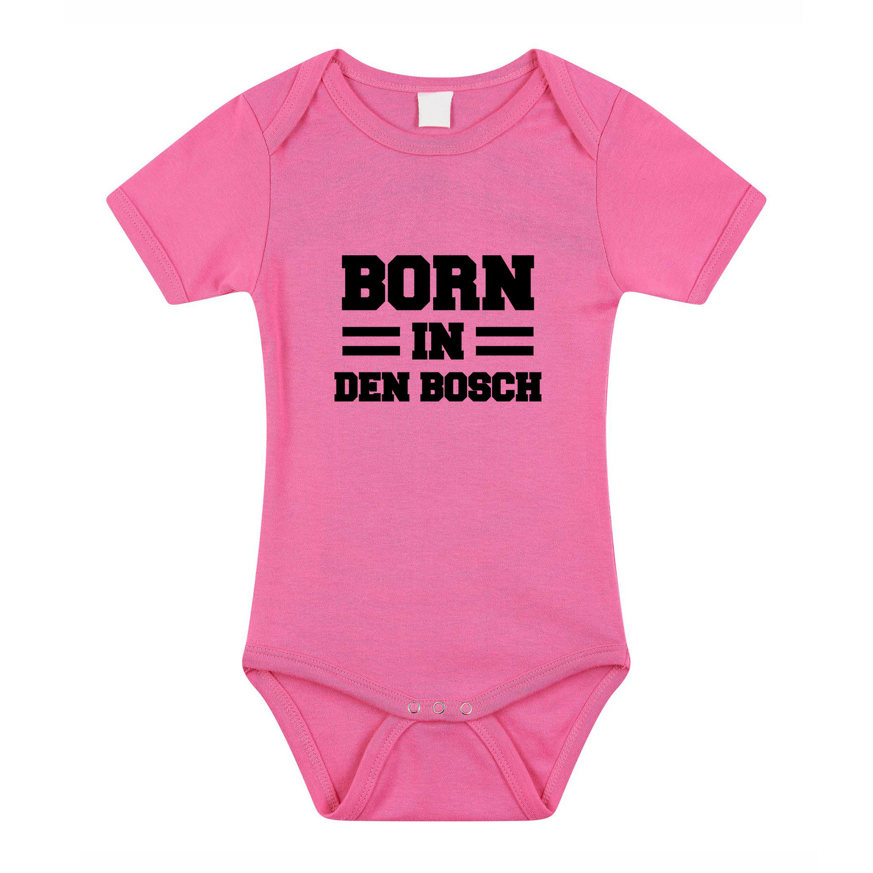 Born in Den Bosch cadeau baby rompertje roze meisjes