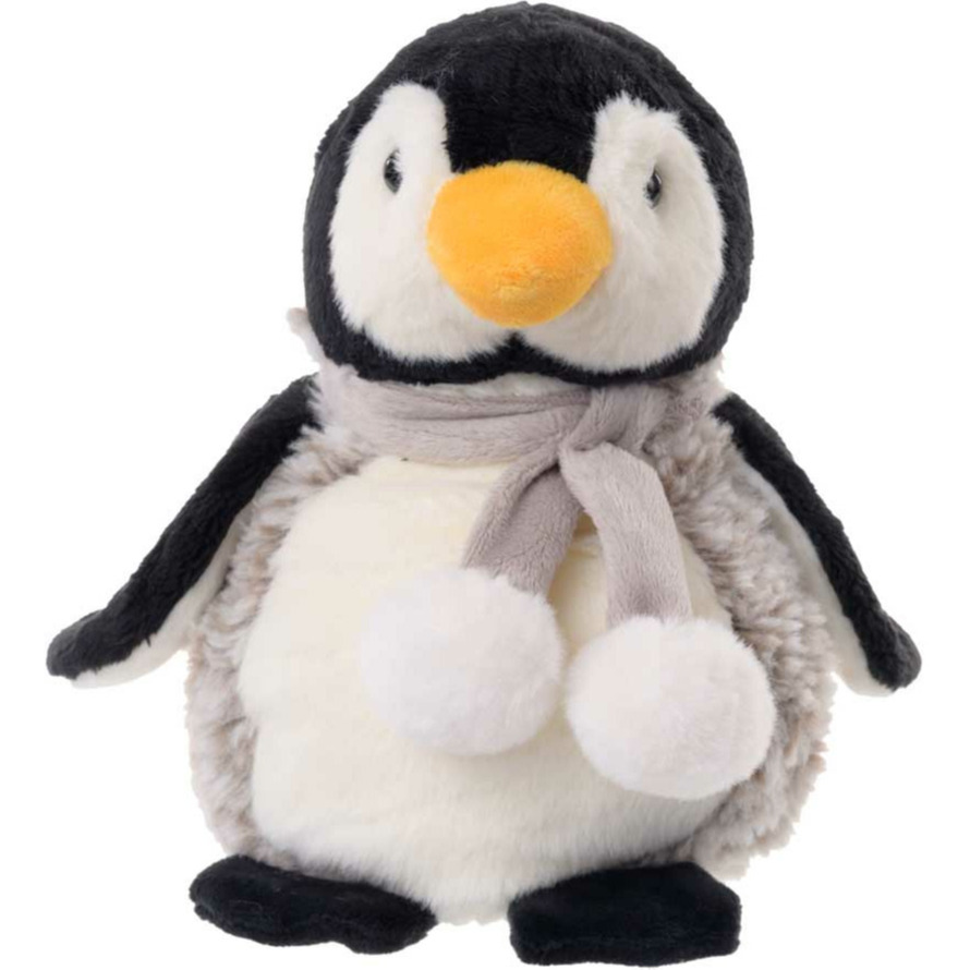 Bukowski pluche pinguin knuffeldier grijs-wit staand 25 cm luxe knuffels