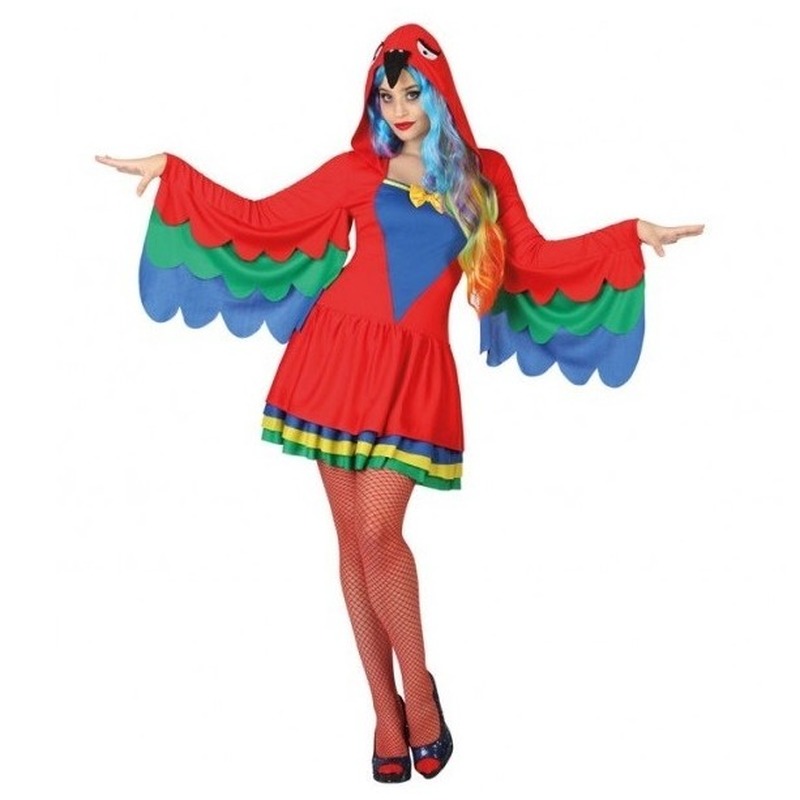 Carnaval dieren kostuum papegaai voor dames kopen
