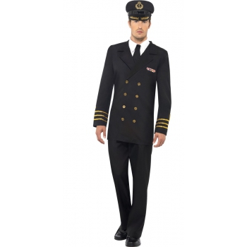 Carnavalskleding marine officier outfit