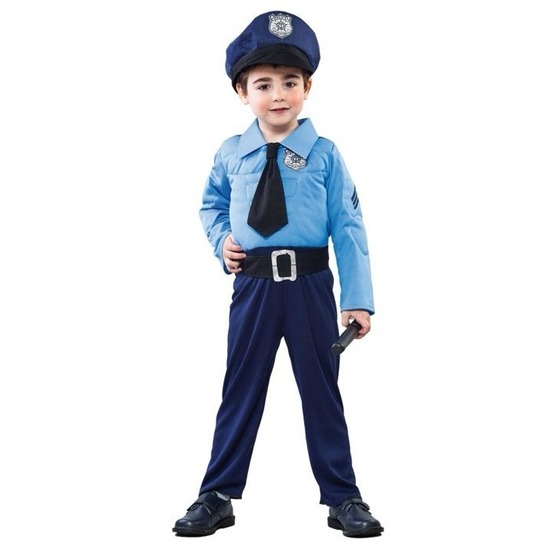 Carnavalskleding politie agent voor jongens