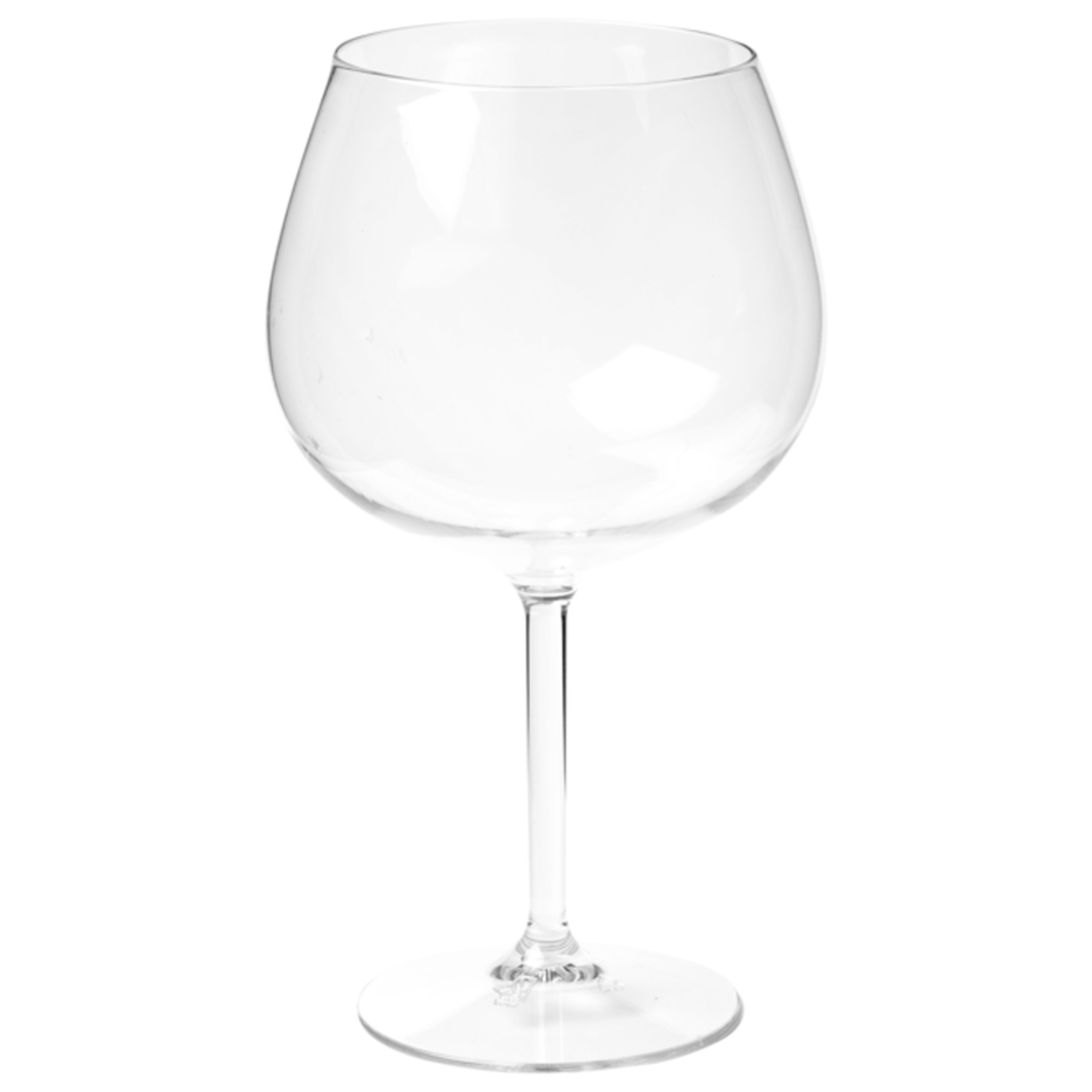 Cocktail-Gin glazen set van 4x transparant onbreekbaar kunststof 860 ml