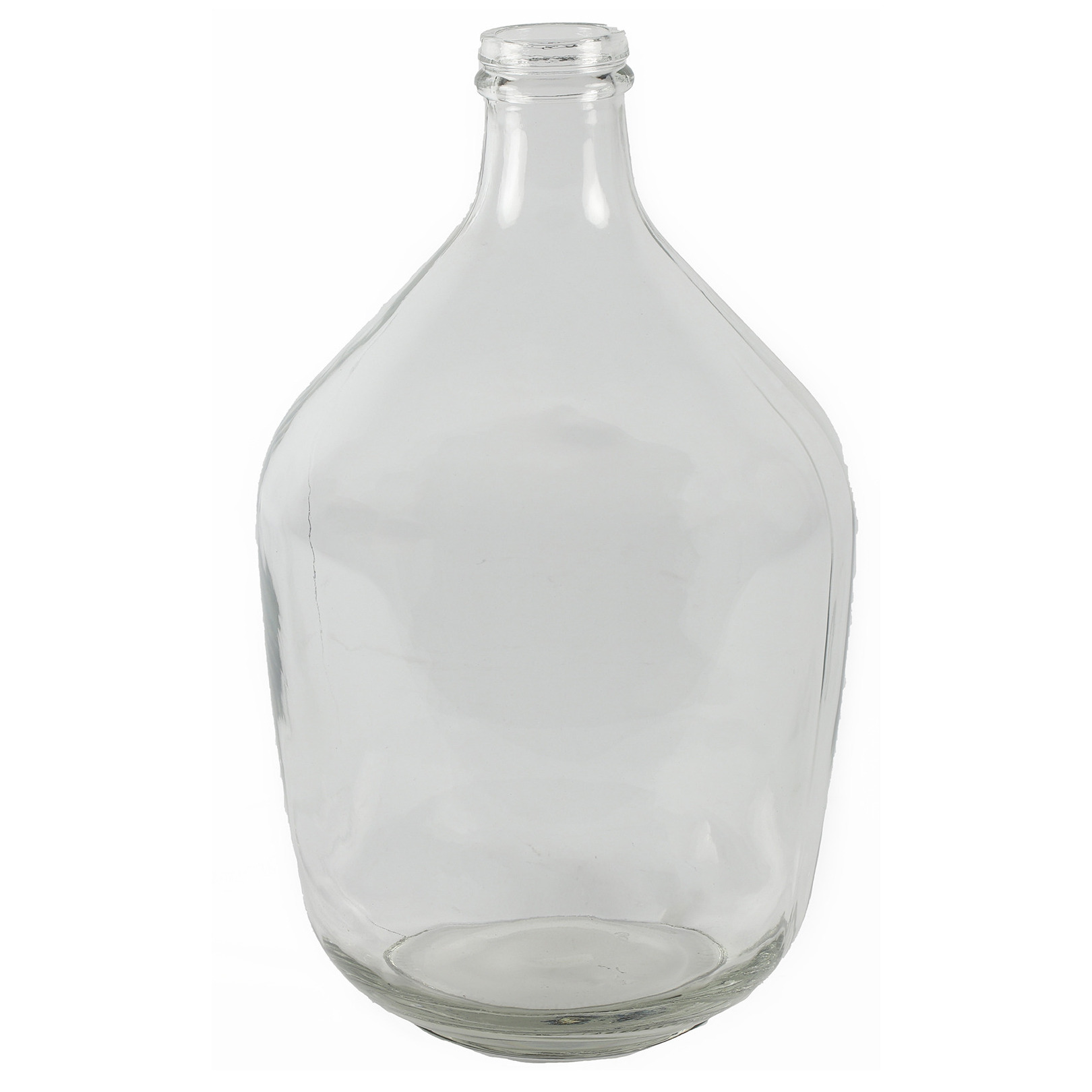 Countryfield Vaas helder transparant glas XL fles vorm D23 x H38 cm