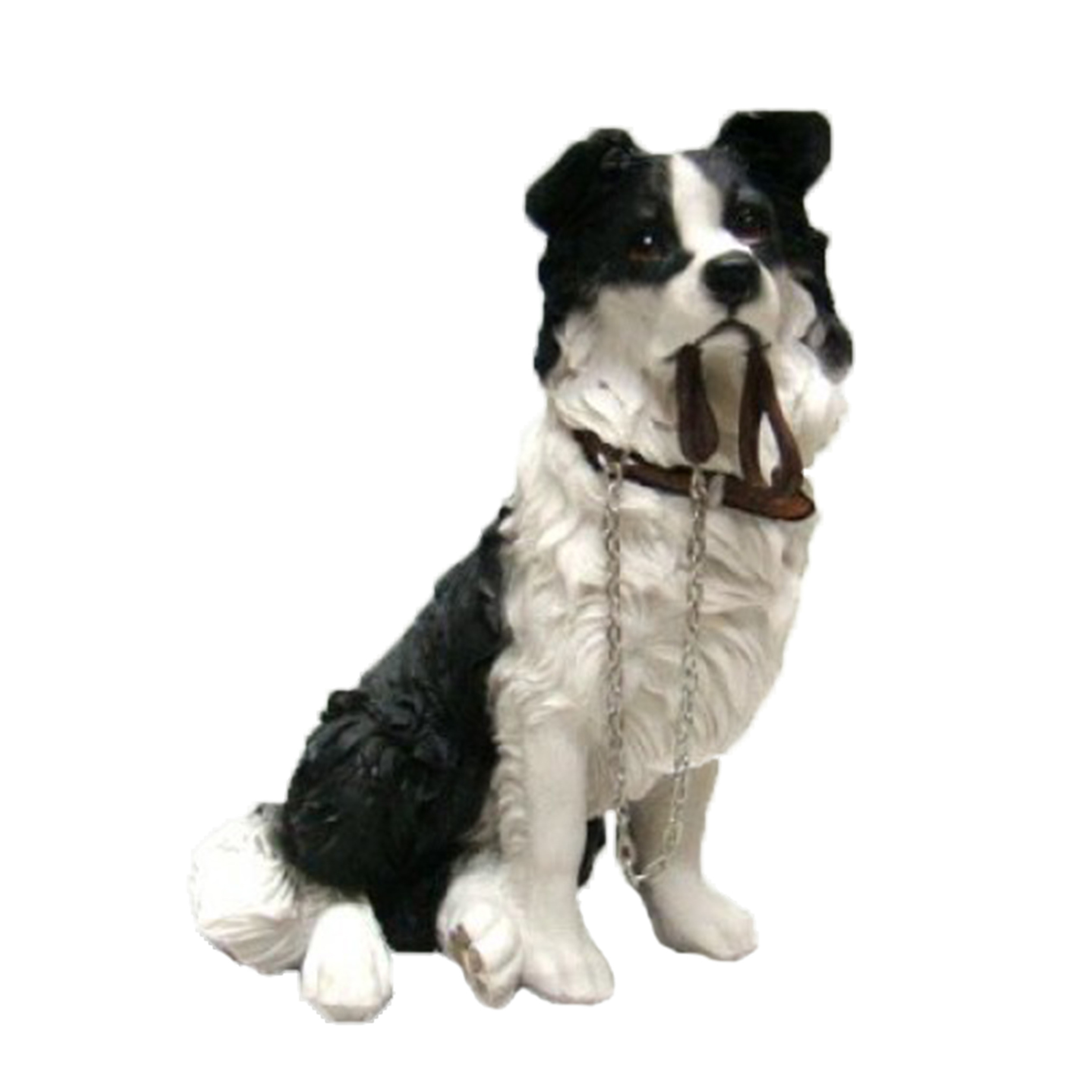 Decoratie beeld Border collie honden 18 cm