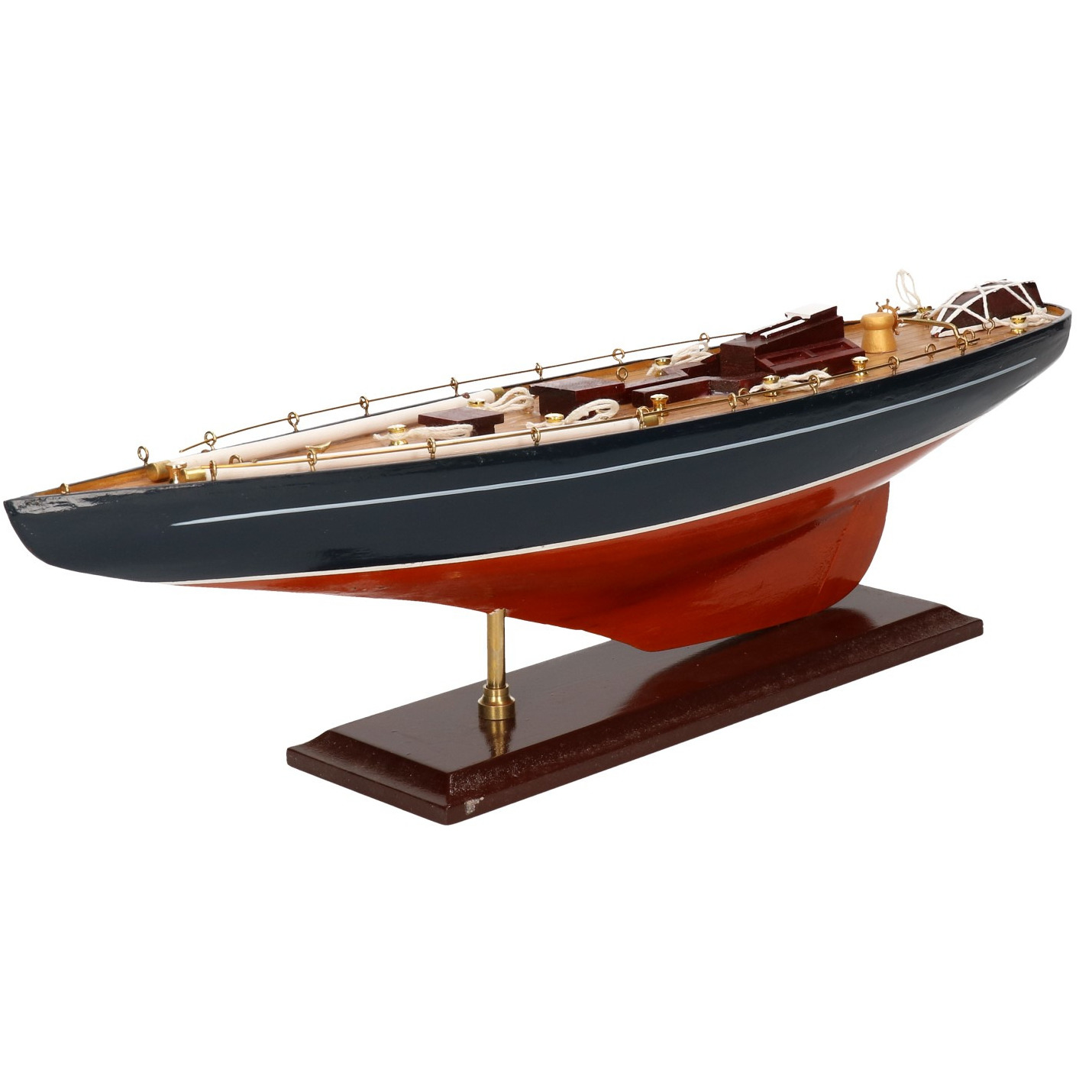 jeugd Toeschouwer Kapitein Brie Zeilboot miniatuur model schip van hout 65 cm | Bandana winkel | Alle  kleuren Bandana`s
