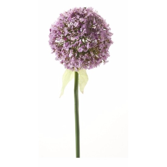 Decoratie kunstbloemen lila daslook-Allium 70 cm