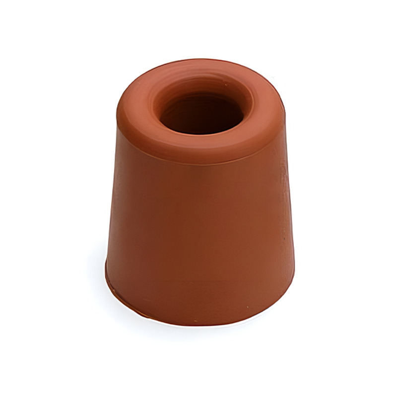 Deurbuffer-deurstopper terracotta bruin rubber 35 x 30 mm