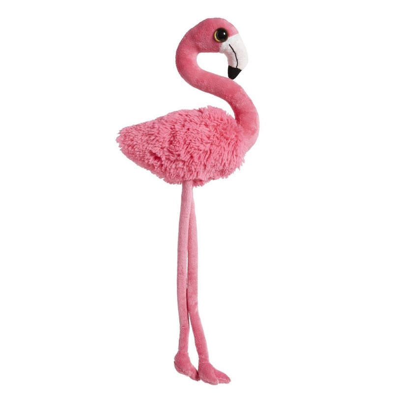 Dierenknuffel flamingo roze 65 cm