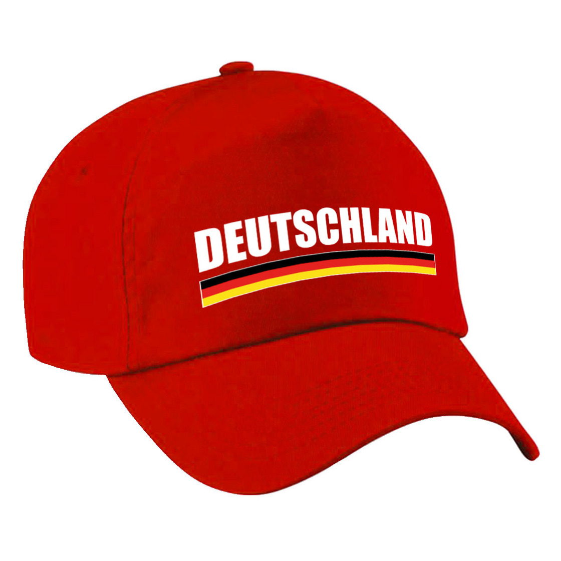 Duitsland-deutschland landen pet-baseball cap rood volwassenen