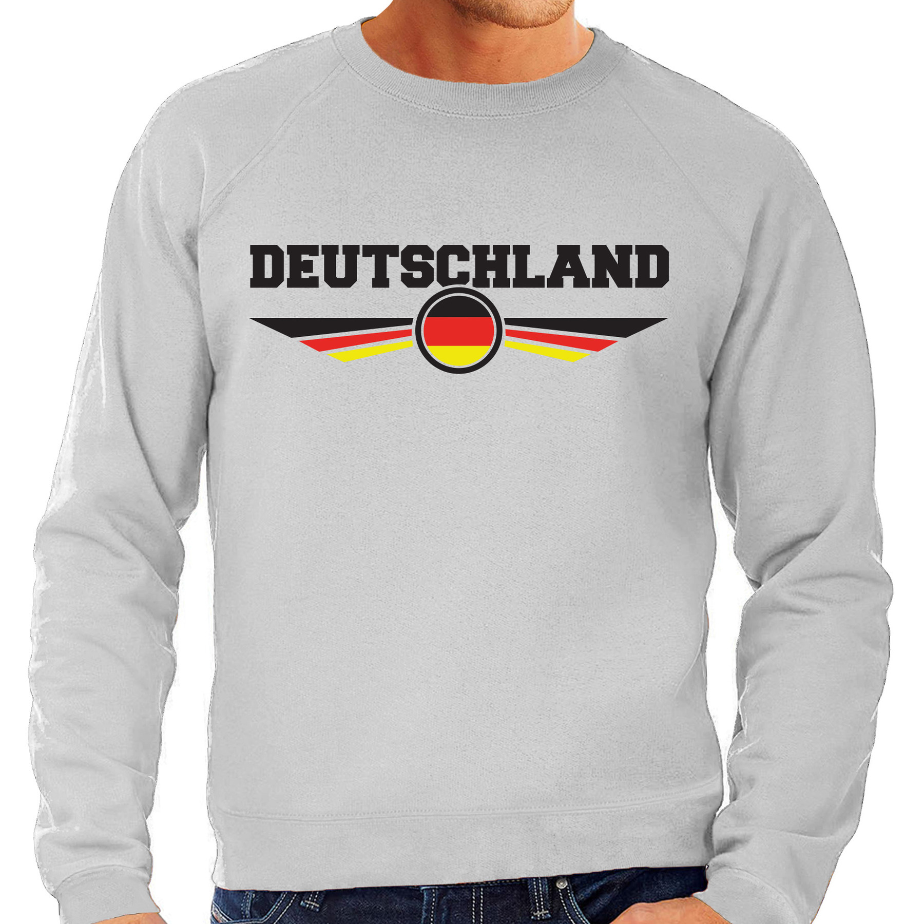 Duitsland-Deutschland landen sweater-trui grijs heren
