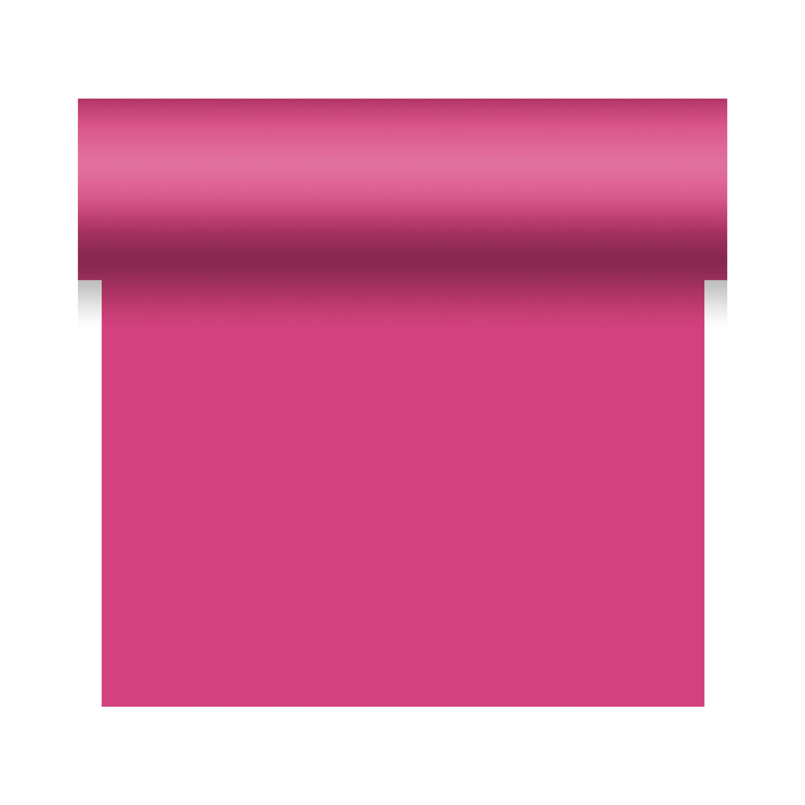 Duni tafelloper papier fuchsia roze 480 x 40 cm