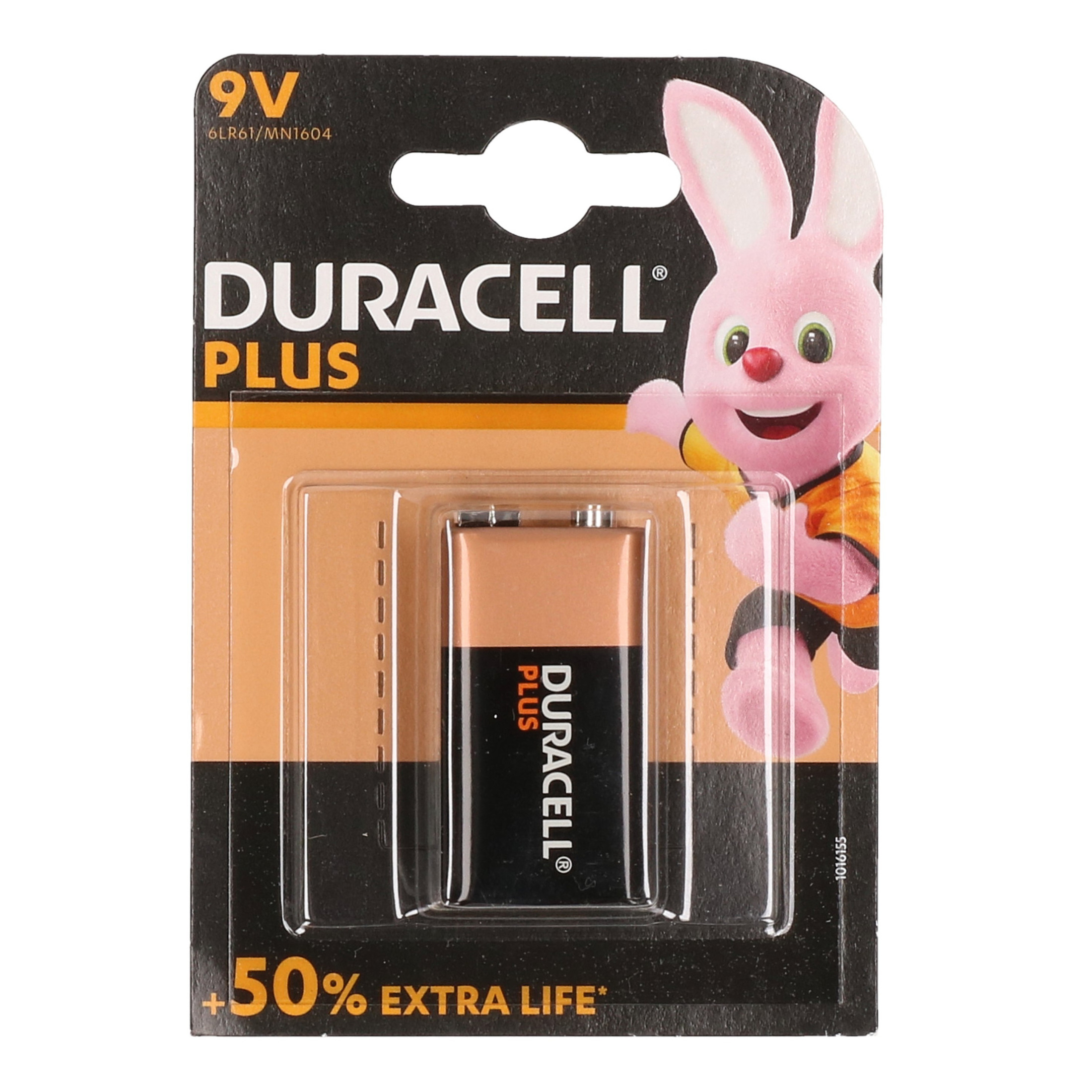 Duracell batterij 9 volt blok