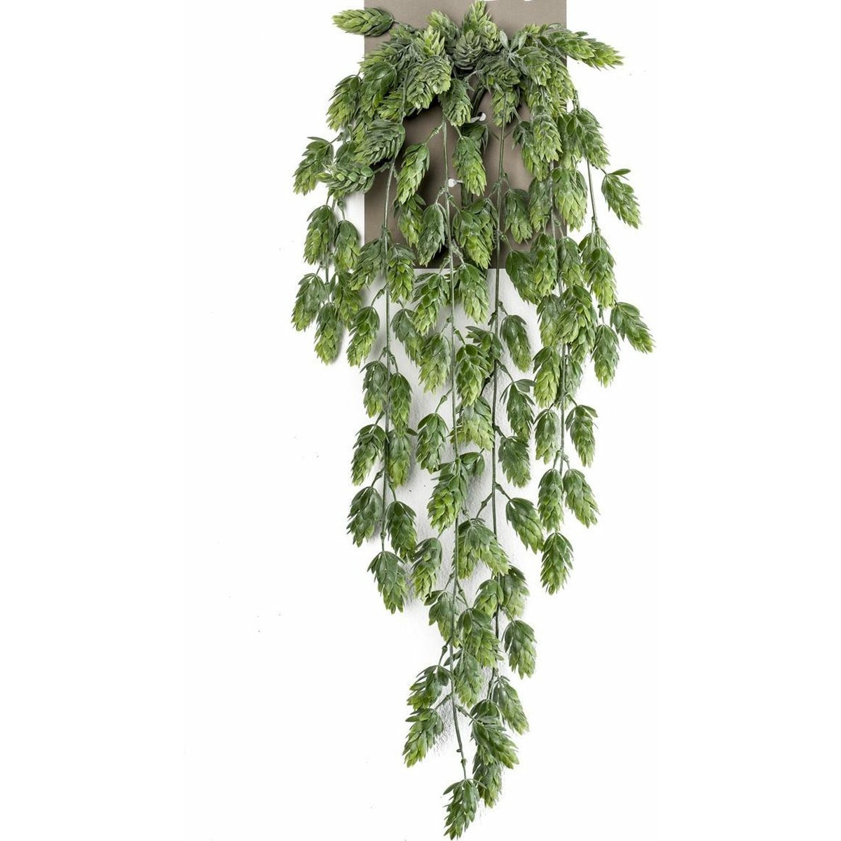 Emerald kunstplant-hangplant Hop groen 70 cm lang