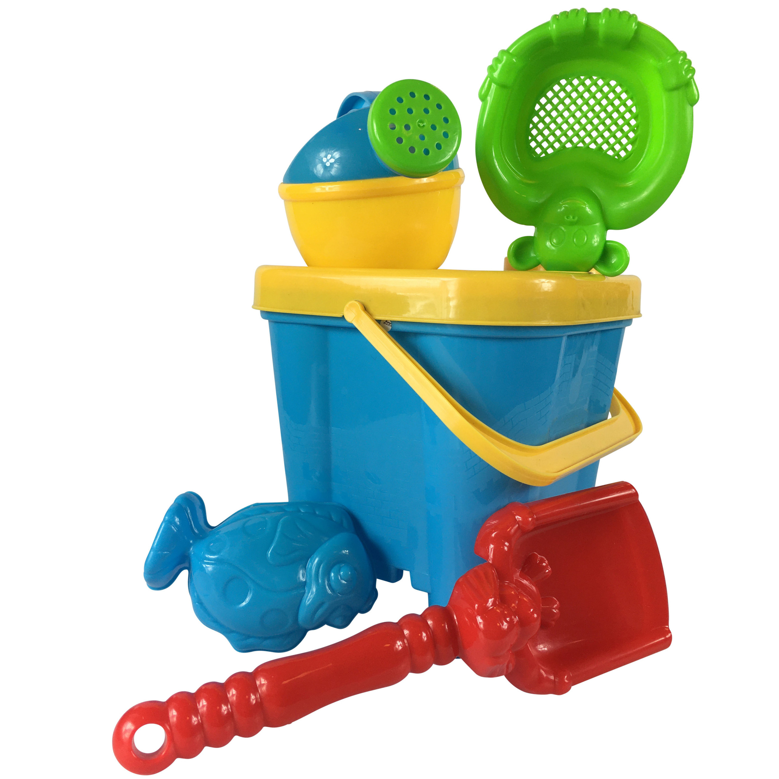 Emmersetje zandkasteel 5-delig multi kleur Strand-zandbak speelgoed