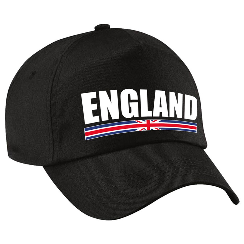 England supporter pet-cap Engeland zwart kinderen