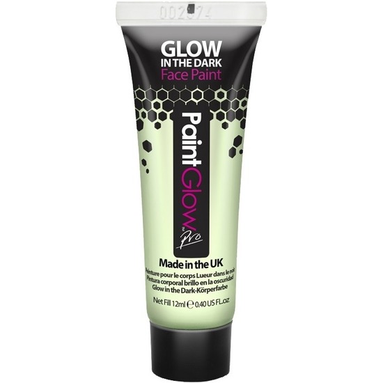 Face paint Glow in the Dark 10 ml schmink-make-up waterbasis Body paint