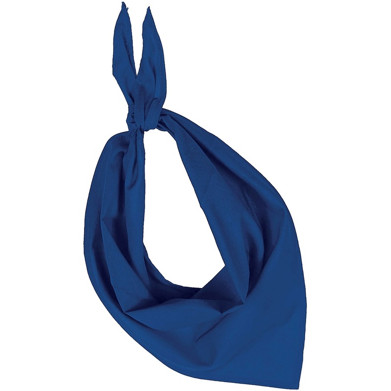 Feest-verkleed blauwe bandana zakdoek voor volwassenen