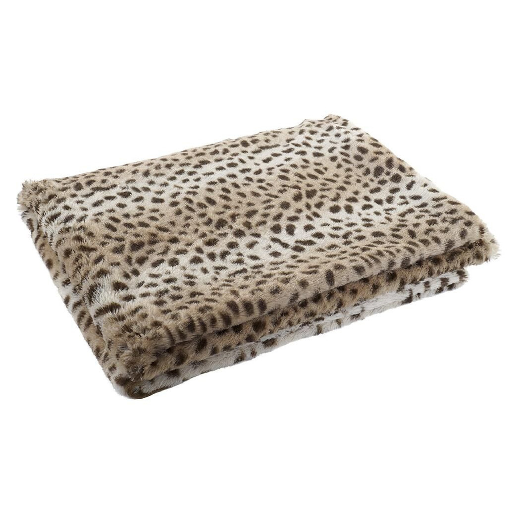 Fleece deken luipaard-panter dierenprint 150 x 200 cm