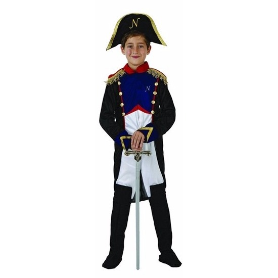 Franse generaal Napoleon verkleedkleding voor jongens